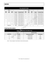 CM1636-08DE Datasheet Page 3