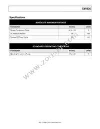 CM1636-08DE Datasheet Page 4