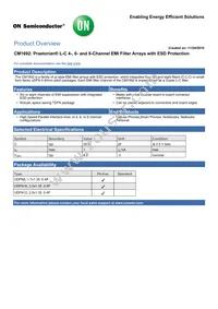 CM1692-04DE Datasheet Cover