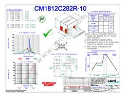 CM1812C282R-10 Datasheet Cover