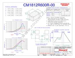 CM1812R600R-00 Datasheet Cover
