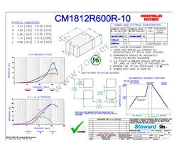 CM1812R600R-10 Datasheet Cover