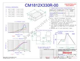 CM1812X330R-00 Datasheet Cover