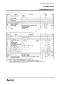 CM200DY-24A Datasheet Page 2