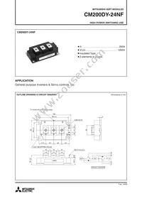 CM200DY-24NF Datasheet Cover