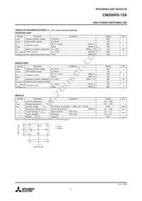 CM200RX-12A Datasheet Page 2