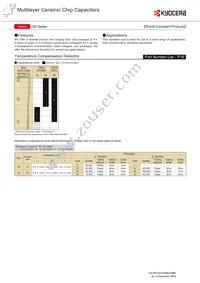 CM21X5R106K06AL Datasheet Page 3