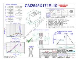 CM2545X171R-10 Datasheet Cover