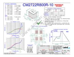 CM2722R800R-10 Datasheet Cover