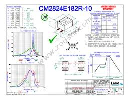CM2824E182R-10 Datasheet Cover