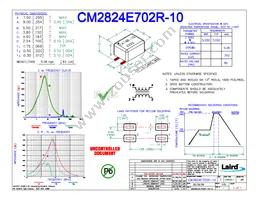 CM2824E702R-10 Datasheet Cover