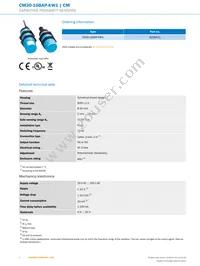 CM30-16BAP-KW1 Datasheet Page 2