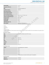 CM30-25NPP-KC1 Datasheet Page 3