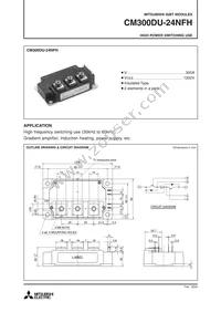 CM300DU-24NFH Datasheet Cover