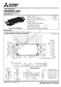 CM300DX-24S Datasheet Cover