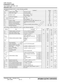 CM300DY-24S Datasheet Page 2