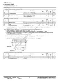 CM300DY-24S Datasheet Page 3