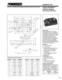 CM300HA-12H Datasheet Cover