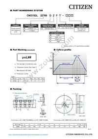 CM315DL32768EZFT Datasheet Page 2