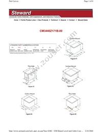 CM3440Z171B-00 Datasheet Cover