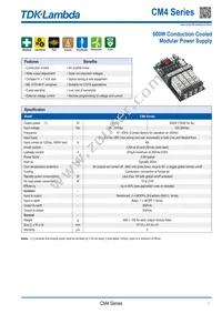 CM4009WX Datasheet Cover