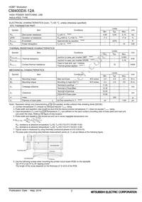CM400DX-12A Datasheet Page 3