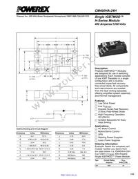 CM400HA-24H Datasheet Cover