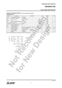 CM400HX-24A Datasheet Page 2