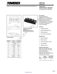 CM421655 Datasheet Cover