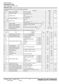 CM450DY-24S Datasheet Page 2