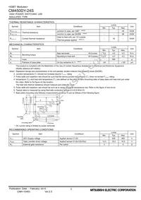 CM450DY-24S Datasheet Page 3