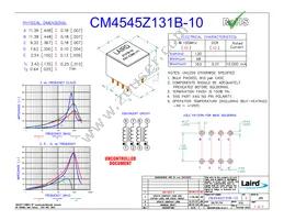 CM4545Z131B-10 Datasheet Cover