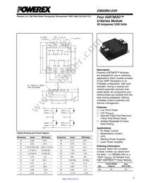 CM50BU-24H Datasheet Cover