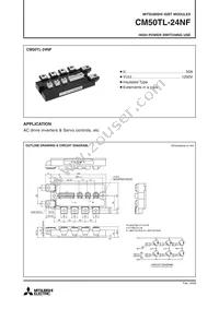 CM50TL-24NF Datasheet Cover