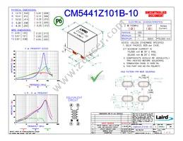 CM5441Z101B-10 Datasheet Cover