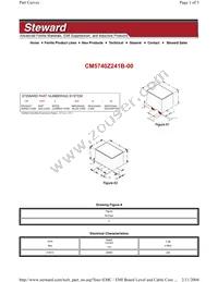 CM5740Z241B-00 Datasheet Cover