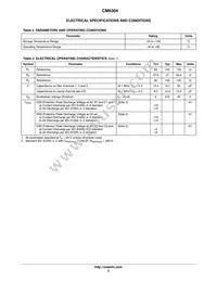 CM6304 Datasheet Page 2