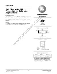 CM6317 Datasheet Cover