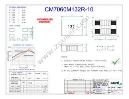 CM7060M132R-10 Datasheet Cover