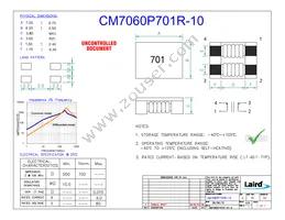 CM7060P701R-10 Cover