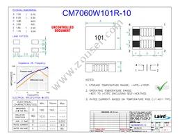 CM7060W101R-10 Cover