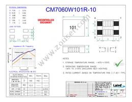 CM7060W101R-10 Datasheet Cover