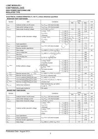 CM75MXA-24S Datasheet Page 3