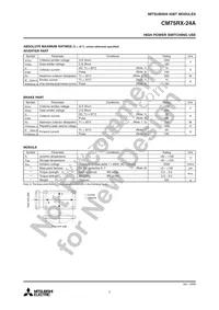 CM75RX-24A Datasheet Page 2