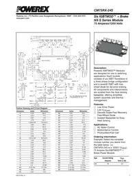 CM75RX-24S Datasheet Cover