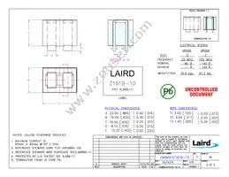 CM8663Z161B-10 Datasheet Page 2