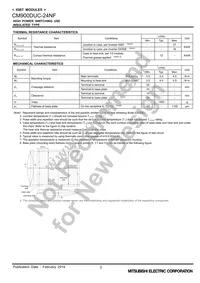 CM900DUC-24NF Datasheet Page 3