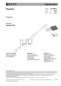 CMA30P1600FC Datasheet Cover