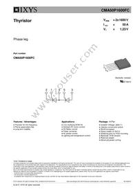 CMA50P1600FC Datasheet Cover