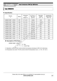 CMD6D11BNP-6R8MC Datasheet Page 2